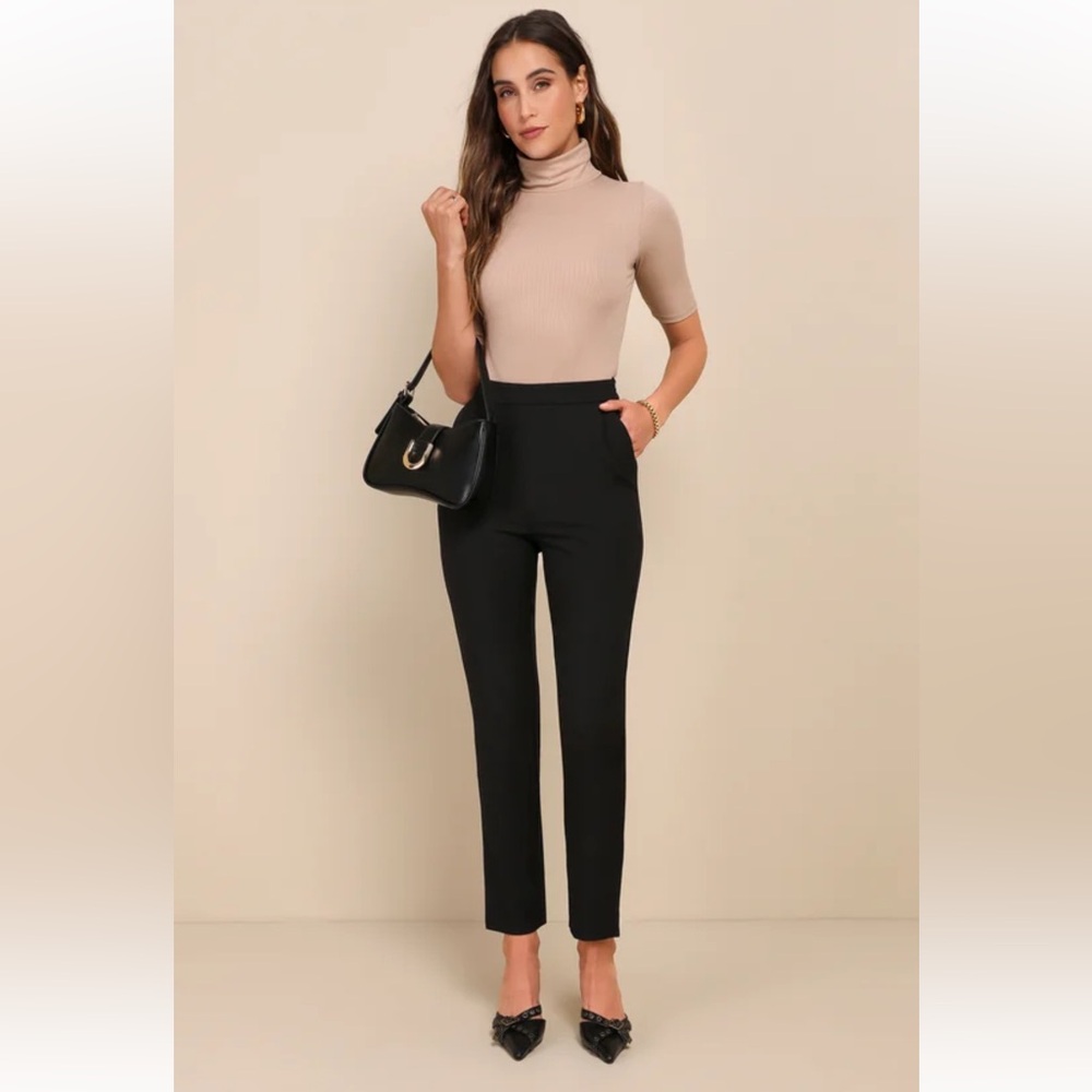 Lulus High-Waisted Trouser Pants